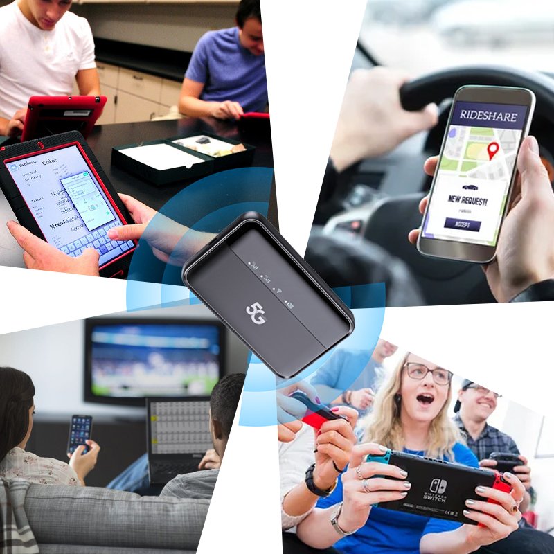 KINGTOPMINI Mobile Portable Hotspot Mi-fi 3G 4G Lte 5G Wireless Wifi Pocket Router With Sim Card 4g 5g mi-fi Pocket Router